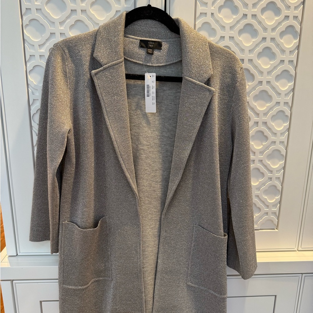 J. Crew Women's Silver Blazer